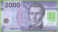 CHILE 2000 Pesos 2016 P162f B297f ED UNC Polimer 