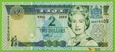 FIDŻI 2 Dollars ND/2002 P104a B515a BK UNC 