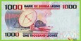 SIERRA LEONE 1000 Leones 2010 P30 B125a DN UNC