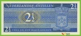 ANTYLE HOLENDERSKIE 2 1/2 Gulden 1970 P21a D UNC