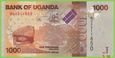 UGANDA 1000 Shillings 2013 P49b B154b BQ UNC