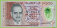 MAURITIUS 500 Rupees 2021 P66d B434d PR UNC Polimer