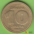 JUGOSŁAWIA 10 Dinara 1993 KM#152 I/I-