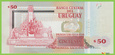 URUGWAJ 50 Pesos Uruguayos  2015(2017) P94 B553a F UNC 