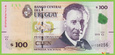 URUGWAJ 100 Pesos uruguayos 2015(2018) P95 B554a G UNC