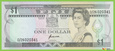 FIDŻI 1 Dollar ND/1993 P89a B501b D/26 UNC