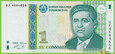 TADŻYKISTAN 1 Somoni 1999/2000 P14a B205a AF UNC 