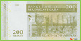 MADAGASKAR 200 Ariary 2004/2016 P87c B321c C-D UNC