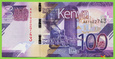 KENIA 100 Shillingi 2019 PNEW B145 AA UNC 