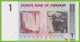 ZIMBABWE 1 Dollar 2007(08) P65 B156a AB UNC