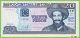 KUBA 20 Pesos 2019 P122m B908m CV-50 UNC 