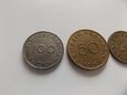 Niemcy - Saarland 1955-54 r. Zestaw monet 10+20+50+100 Franken