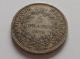 Francja 5 Franków 1875 A HERKULES st. 3++