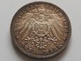 Niemcy, Saksonia* Lipsk 3 Marki 1913 Pomnik *