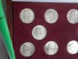 Austria 1 Republika 1928-1937 Srebro 10 monet Certyfikat *