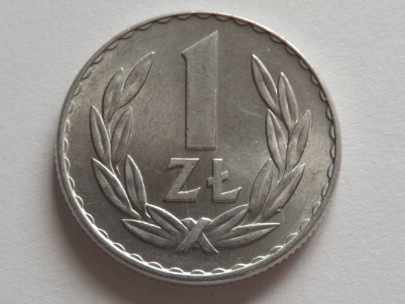 1 Złoty 1949 aluminium st. UNC-