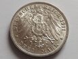 Wirtembergia 3 Marki 1911 Rocznica Ślubu Wilhelma II i Charlotty 