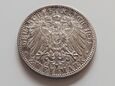 Niemcy , Bawaria 2 Marki 1911 Książę, regent Luitpold