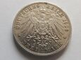Niemcy , Bawaria 3 Marki 1909 Otto D 