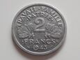Francja 1943  moneta 2 Francs  