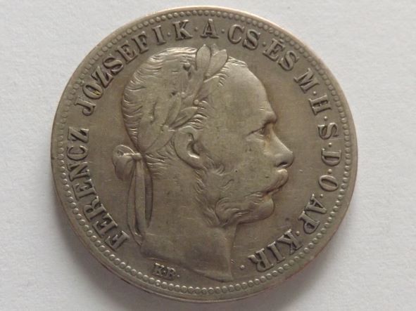 Węgry 1 Forint 1891 K.B. Franciszek Józef I 