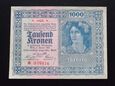 Austria 1000 Koron , Wiedeń 2.I.1922 st. 2+