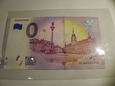 Banknot 0 euro polska Warszawa