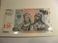 20 zł Banknot 1050 rocznica chrztu Polski bardzo niski numer